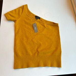 J.Crew One-shoulder stretch sweater